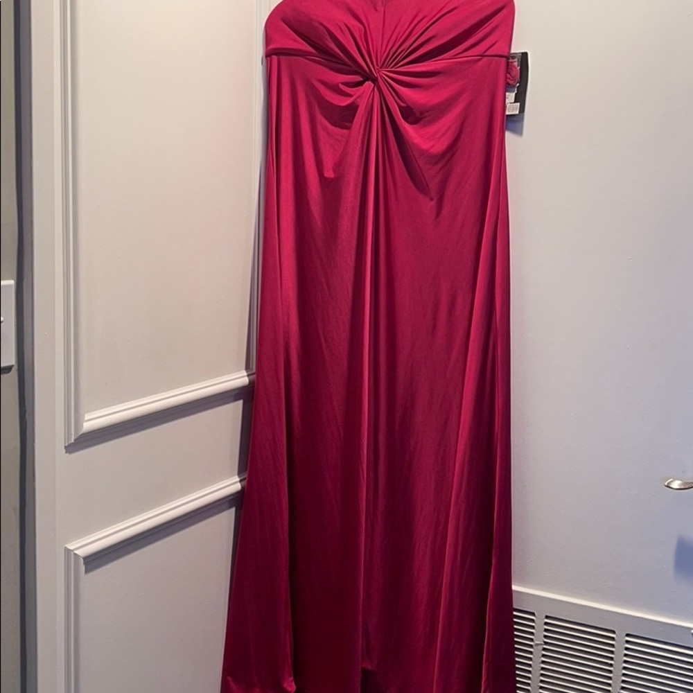 Berry Colored Evening Dress